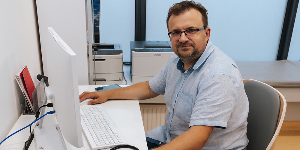 Kardiolog Marcin Trzos